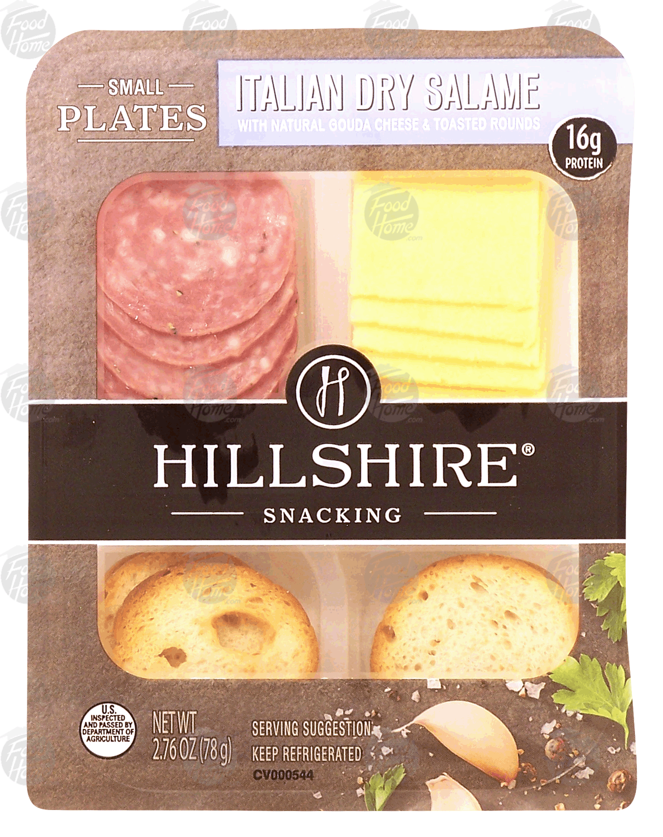 Hillshire Snacking italian dry salame, gouda cheese & toasted rounds Full-Size Picture